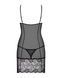 Сорочка и трусики Obsessive Alluria chemise & thong S/M