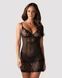 Сорочка и трусики Obsessive Alluria chemise & thong S/M