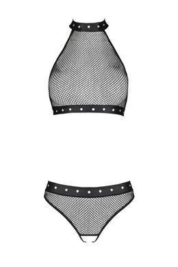 Комплект белья Passion MOONLIGHT SET black S/M - фото