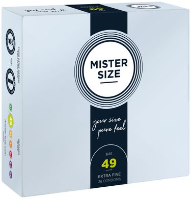 Презервативи Mister Size pure feel 49 (36 шт.) - фото
