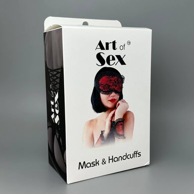 Маска на глаза с наручниками Art of Sex Mask and Handcuffs