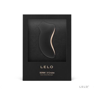 LELO SONA 2 Cruise Black - вакуумно-звуковий стимулятор клітора - фото