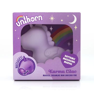 Клиторальный стимулятор Unihorn Karma Lilac - фото