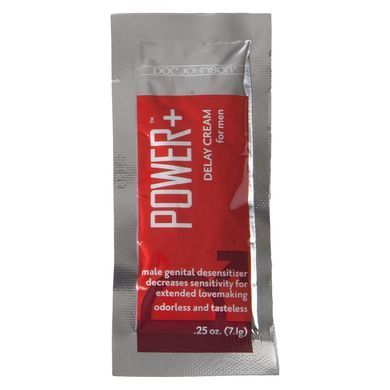 Саше Потужний пролонгатор Doc Johnson Power+ Delay Cream For Men (7 мл)