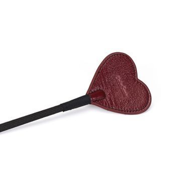 Стек сердце Liebe Seele Wine Red Riding Crop with Heart-Shape Tip 51 см - фото