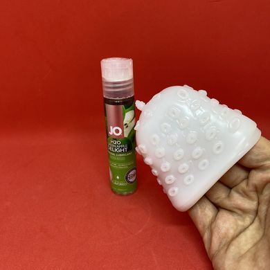Набор мастурбатор Mystim MasturbaTIN + вкусная смазка System JO H2O вишня (30 мл)