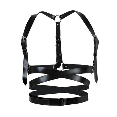 Кожаная портупея Art of Sex Melani Leather harness Черная L-2XL