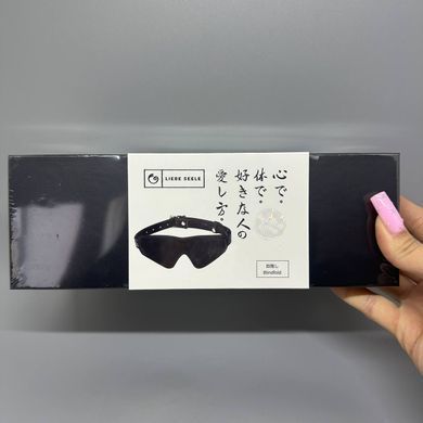 Маска на глаза Liebe Seele Boudoir Amor Blindfold Black