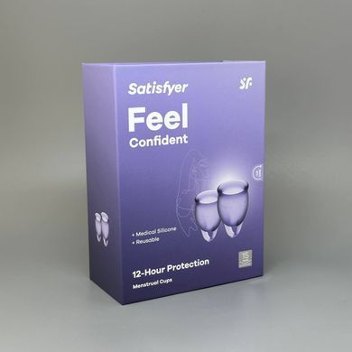 Набор менструальных чаш Satisfyer Feel Confident (lila) - фото