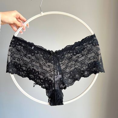 Трусики-шортики Obsessive Idillia shorties black L/XL