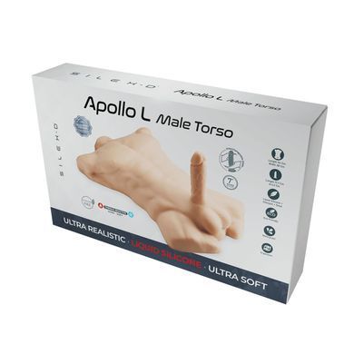 Фаллоимитатор торс SilexD Apollo L Male Torso телесный (17,8 см) - фото