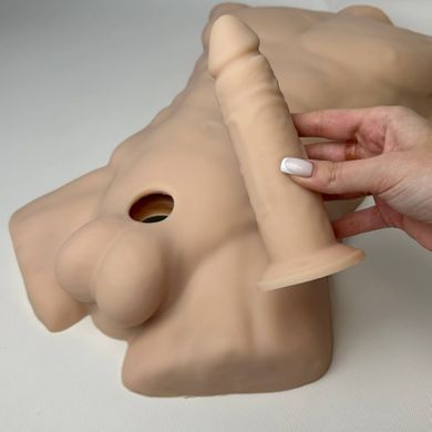 Фаллоимитатор торс SilexD Apollo L Male Torso телесный (17,8 см) - фото