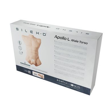 Фаллоимитатор торс SilexD Apollo L Male Torso телесный (17,8 см) - фото