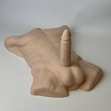 Фаллоимитатор торс SilexD Apollo L Male Torso телесный (17,8 см) - фото
