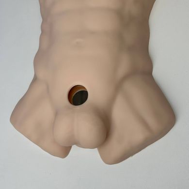 Фаллоимитатор торс SilexD Apollo L Male Torso телесный (17,8 см) - фото