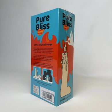 Свеча в виде члена Pure Bliss BIG violet фиолетовая