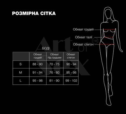 Лакированное боди Art of Sex Jazz черное S