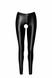 Лeггинсы Noir Handmade F304 Taboo wetlook leggings with open crotch and bum S