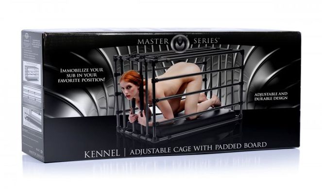 Клетка для наказаний Master Series Kennel Adjustable Bondage Cage