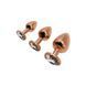 Анальная пробка с кристаллом (3,4 см) Wooomy Tralalo Metal Plug Size M - фото товара