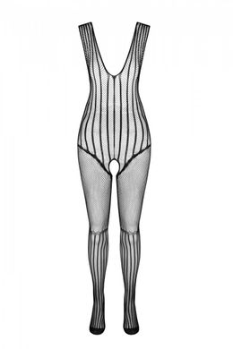 Сітчастий тілесний бодістокінг з малюнком боді та гетр Casmir CA006 - фото