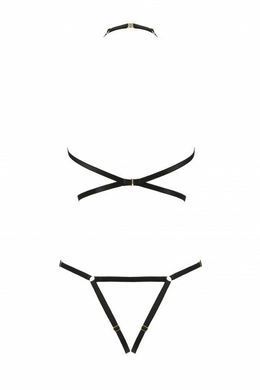 Портупея-боді зі стреп IVENA black Passion Exclusive L/XL