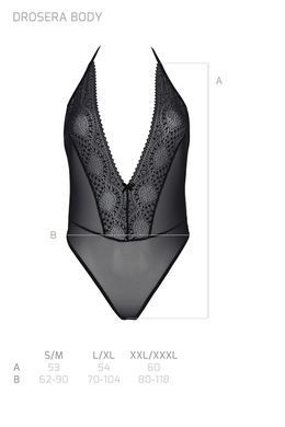 Боди Passion DROSERA BODY black S/M