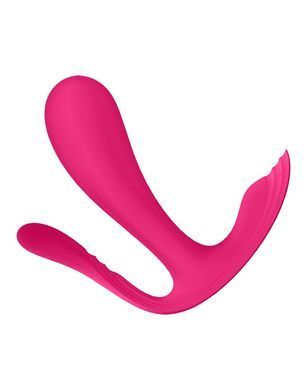 Смарт-вібратор у трусики потрійний Satisfyer Top Secret+ Pink - фото