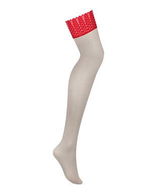 Чулки Obsessive Ingridia stockings XS/S - фото