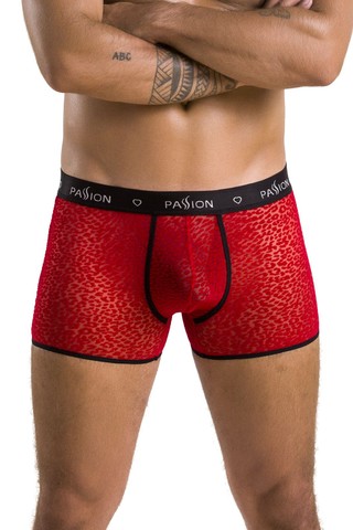 Труси чоловічі з доступом Passion 046 SHORT PARKER S/M червоні