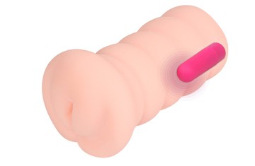 Мастурбатор вагина двухслойный с вибропулей Kokos Gloria - фото