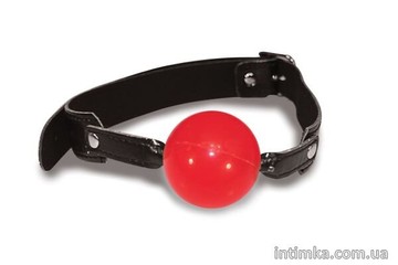 Кляп з кулькою - Sex And Mischief Solid Red Ball Gag - фото