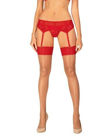 Чулки Obsessive Ingridia stockings XS/S - фото