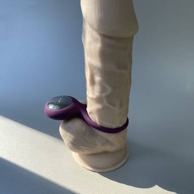 Svakom Tyler - эрекционное кольцо с вибрацией фиолетовое - фото