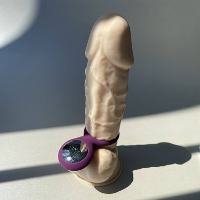 Svakom Tyler - ерекційне кільце з вібрацією фіолетове - фото