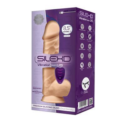 Фаллоимитатор с вибрацией с пультом Silexd Norman Vibro Flesh Model 1 size 8,5in (21,5 см) - фото