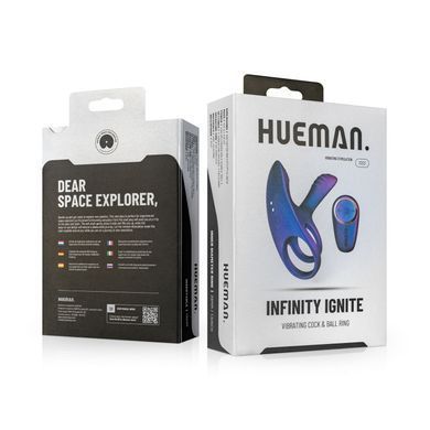 Ерекційне віброкільце Hueman Infinity Ignite Vibrating Cock Ring - фото