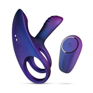 Ерекційне віброкільце Hueman Infinity Ignite Vibrating Cock Ring - фото