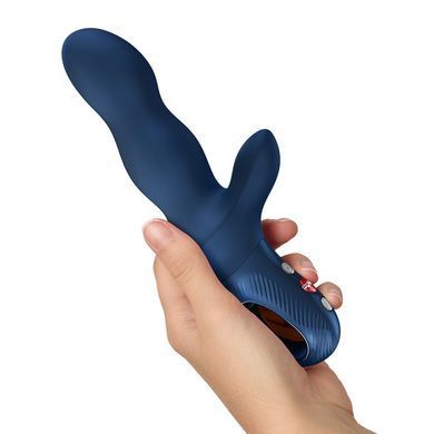 Пульсатор з вібрацією Fun Factory Bi Stronic Crave Nightblue синій - фото