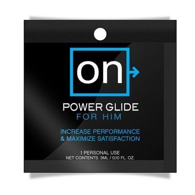 Саше Стимулюючий гель для пеніса Sensuva ON Power Glide For Him (3 мл)