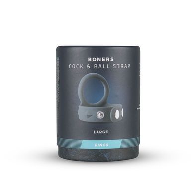 Ерекційне кільце Boners Cock & Ball Strap L - фото