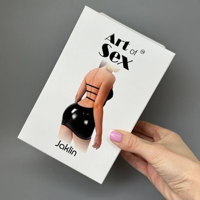 Виниловое платье с открытой спиной Art of Sex Jaklin красное L-2XL