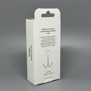 Прикраса для сосків Art of Sex Nipple clamps Lava - фото