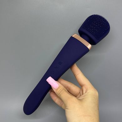 Вибромассажер с щеточкой Love to Love Brush Crush Midnight Indigo - фото