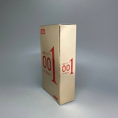 Презервативы ребристые с пупырышками Olo Foil 001 GOLD 10 шт - фото
