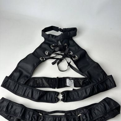 Комплект белья Passion Malwia Set with Open Bra black L/XL - фото