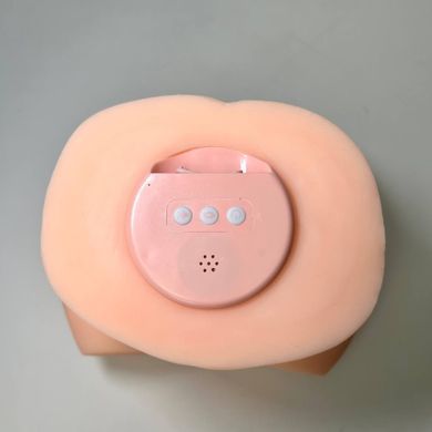 Мастурбатор напівторс анус та вагіна Real Body Real Lola з вібрацією, вакуумом і звуком - фото