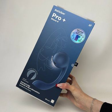 Satisfyer Pro+ Wave 4 Connect App - вакуумний смарт-вібратор - фото