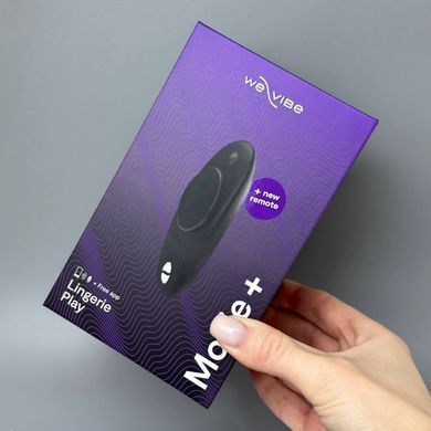 WE-VIBE Moxie+ Black  смарт-вібратор у трусики чорний - фото