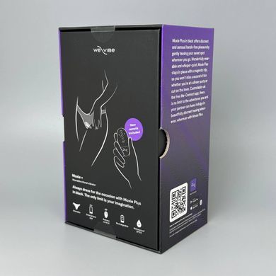 WE-VIBE Moxie+ Black  смарт-вібратор у трусики чорний - фото